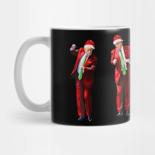 Funny Trump Dance Santa Claus Christmas Mug